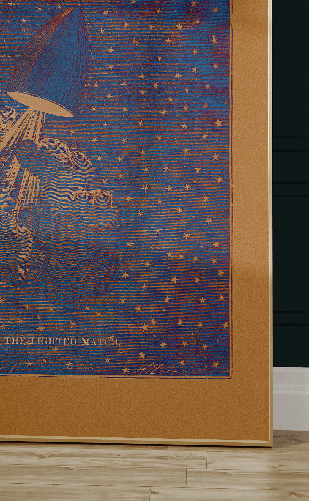 Arden Applied the Lighted Match, 1865