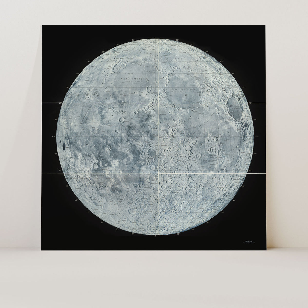 Lunar Wall Mosaic LEM-1B, 1963