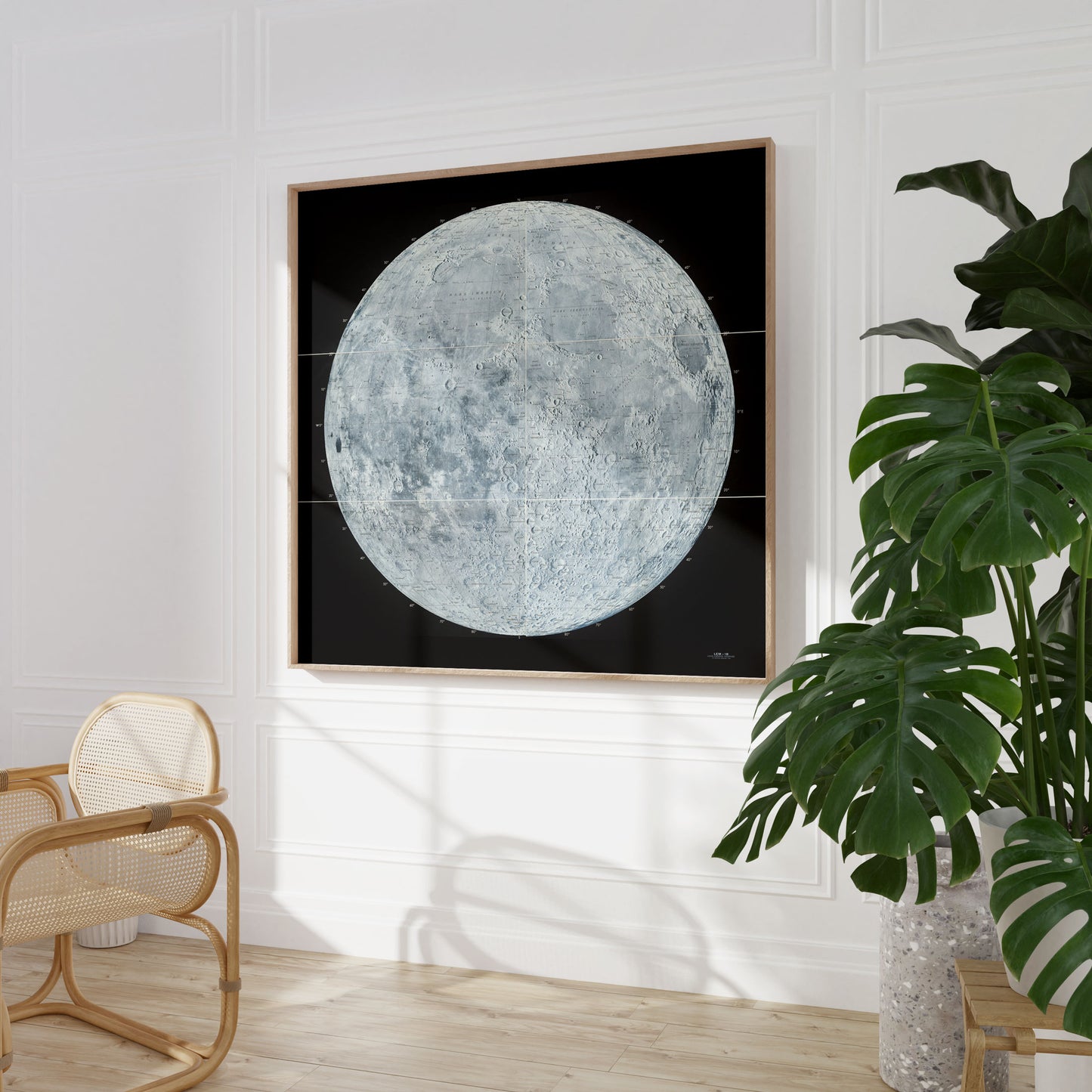 Lunar Wall Mosaic LEM-1B, 1963